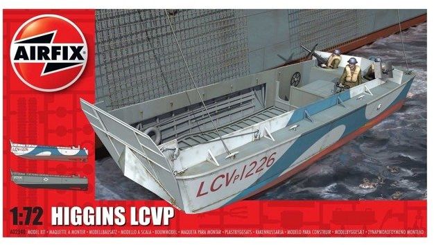 Barka Higgins LCVP model do sklejania Airfix