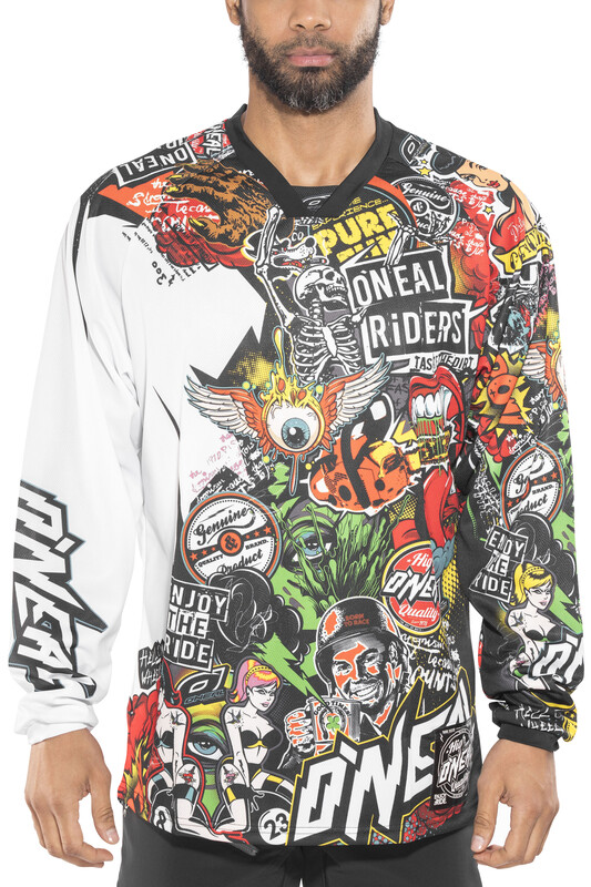 O'Neal Mayhem Jersey Crank czarnym Multi Moto Cross Enduro trykot MX MTB DH, 0023 °C-10, wielokolorowa, x-large 0023-105