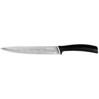 Lamart Nóż do krojenia 32cm Kant czarno-srebrny LT2067 + 20 zł na pierwsze zakupy LT2067