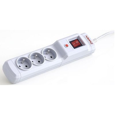 Armac Listwa Zasilająca MULTI M3 (3 GNIAZDA) 4.5m szara M3/45/SZ