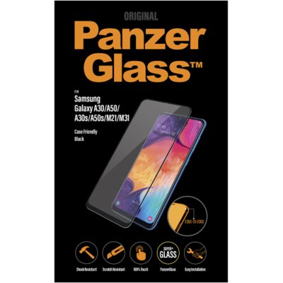 PanzerGlass Szkło ochronne Edge-to-Edge pro Samsung Galaxy A30/A50/A30s/A50s Czarne