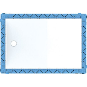 Geberit 154.292.11.1 Panel do natrysk$400w bezbrodzikowych Setaplano 75x90