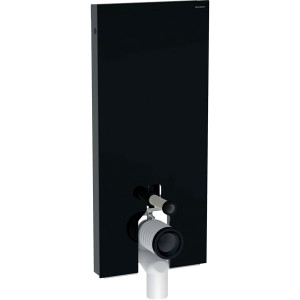 Geberit 131.033.SJ.6 Modu$54 sanitarny Monolith do WC stoj$55cego H114 czarny boki czarne