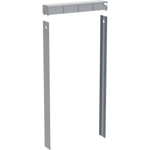 Geberit 131.190.00.1 Zestaw pokrywy i ok$396adzin bocznych do modu$397u sanitarnego Monolith do WC wisz$398cego H101 indywidualizowany aluminium szczotkowane