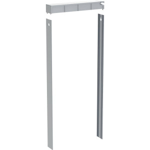 Geberit 131.194.00.1 Zestaw pokrywy i ok$553adzin bocznych do modu$554u sanitarnego Monolith do WC wisz$555cego H114 indywidualizowany aluminium szczotkowane