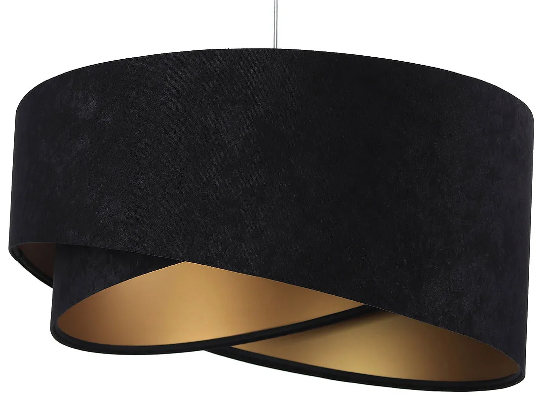 Czarno-złota lampa wisząca nad stół - EX973 D5-B28
