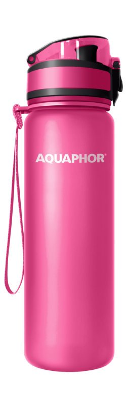 AQUAPHOR Butelka na wodę Aquaphor 0,5 l Różowa 5778-uniw