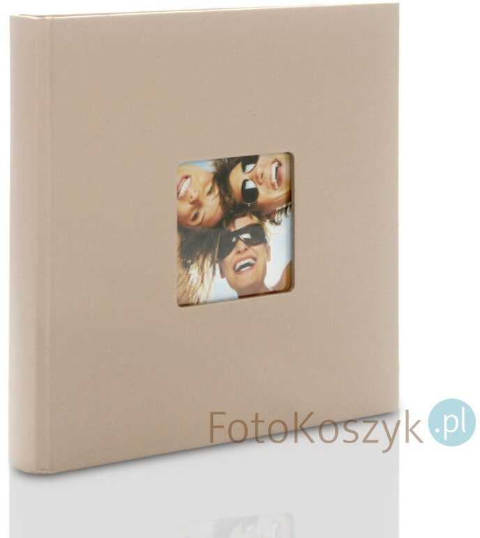 Album Fun mały kwadrat beżowy (tradycyjny 40 kremowych stron)