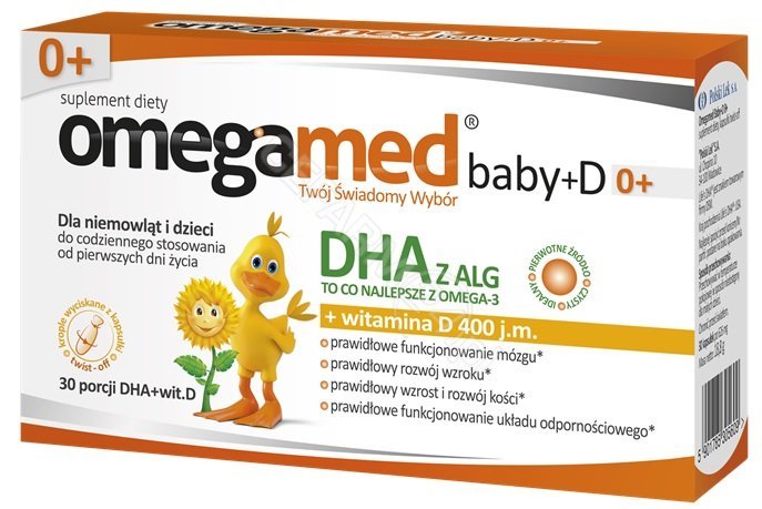 Omegamed baby + D Dha z Alg 30 kaspułek