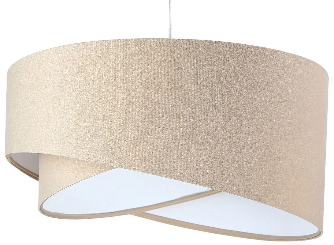 Beżowo-biała lampa wisząca nad stół - EX982 K1-R61