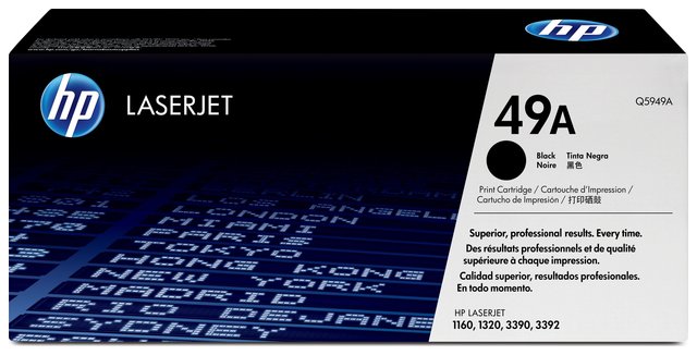 Oryginał Toner HP 49A do LaserJet 1160/1320/3390/3392 | 2 500 str. | czarny black, opakowanie zastępcze