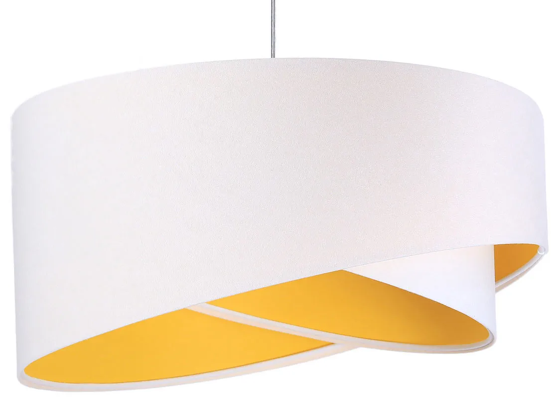 Biało-żółta nowoczesna lampa wisząca - EX990 C6-R61