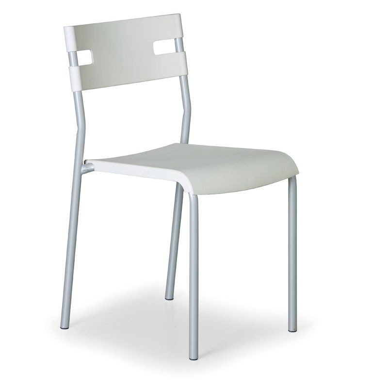 B2B Partner Krzesło kuchenne Lindy, biały pc-012 white