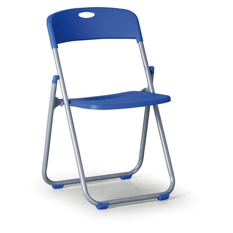 B2B Partner Krzesło składane CLACK, niebieske 1071 blue