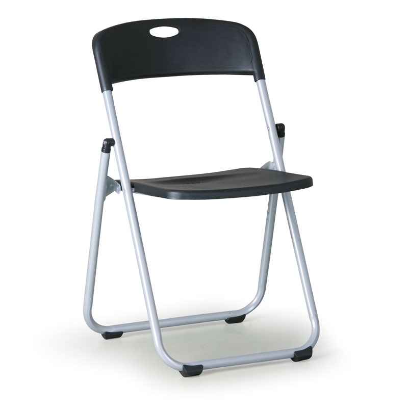 B2B Partner Krzesło składane CLACK, czarne 1071 black