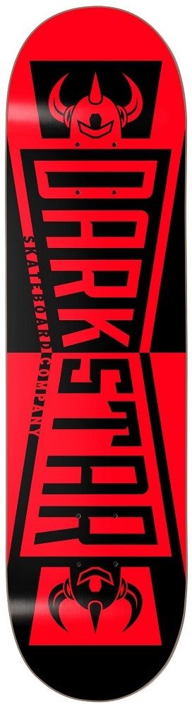 Zdjęcia - Pozostałe do rekreacji Darkstar deck  DIVIDE RHM DECK Black/Red 