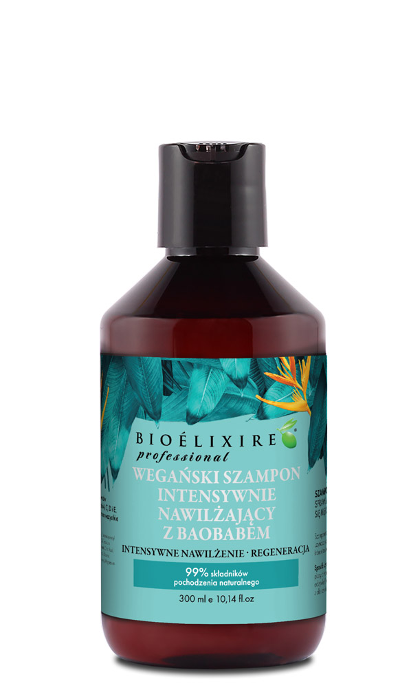 Bioelixire Professional Vegan szampon z baobabem 300ml