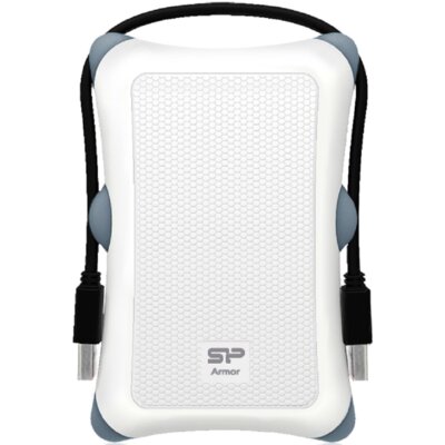 SILICON POWER Kieszeń na dysk SSD/HDD Silicon Power Armor A30 White USB 3.0 Wstrząsoodporna SP000HSPHDA30S3W