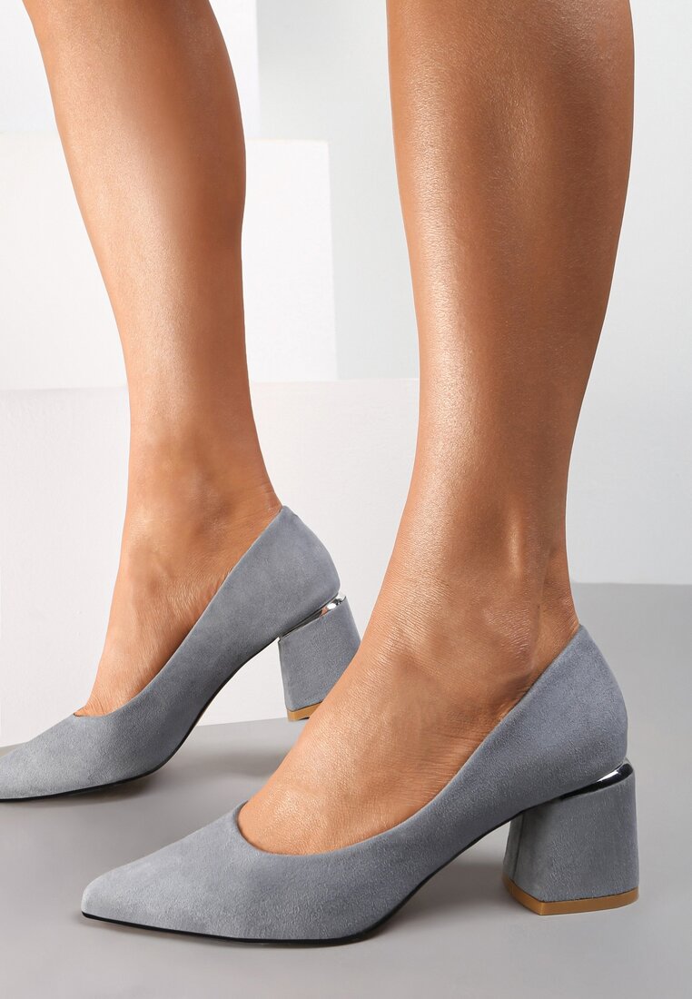 Szare Czółenka Sireirene