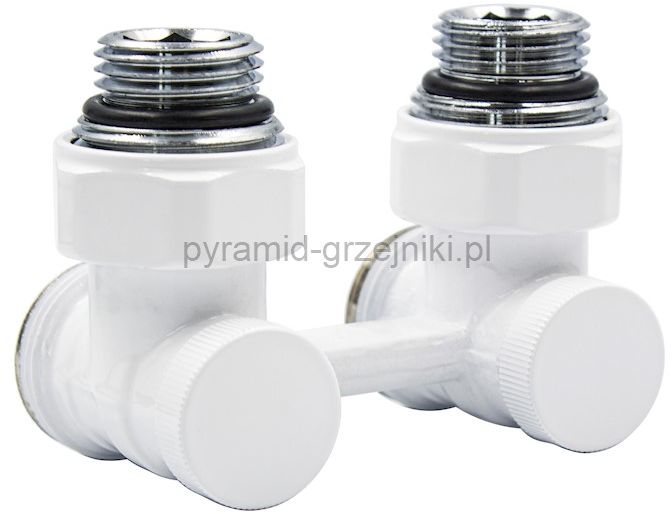 Varioterm Zawór odcinający kątowy Premium Elegancki - biały EPRNYGS0206/FK
