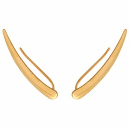 Złote kolczyki 585 nausznice PREZENT GRAWER