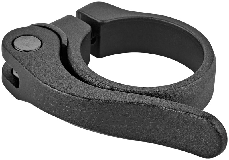 Dartmoor Obejma podsiodłowa Loop z zaciskiem QR 34,9mm, czarna anod.