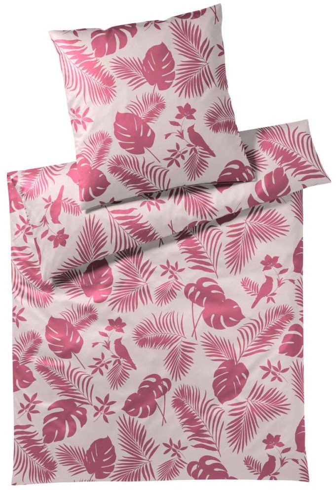 Elegante Pościel satynowa Color Duo Pink