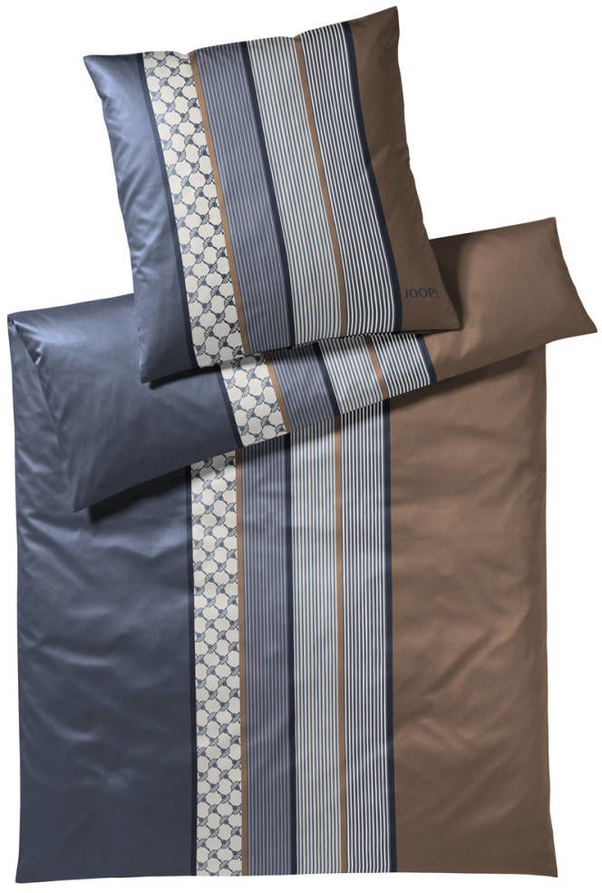 Joop Poszewka satynowa! Cornflower Stripes Deep Ocean