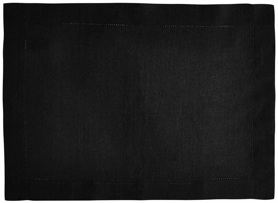 Alexandre Turpault Podkładki lniane Florence Black