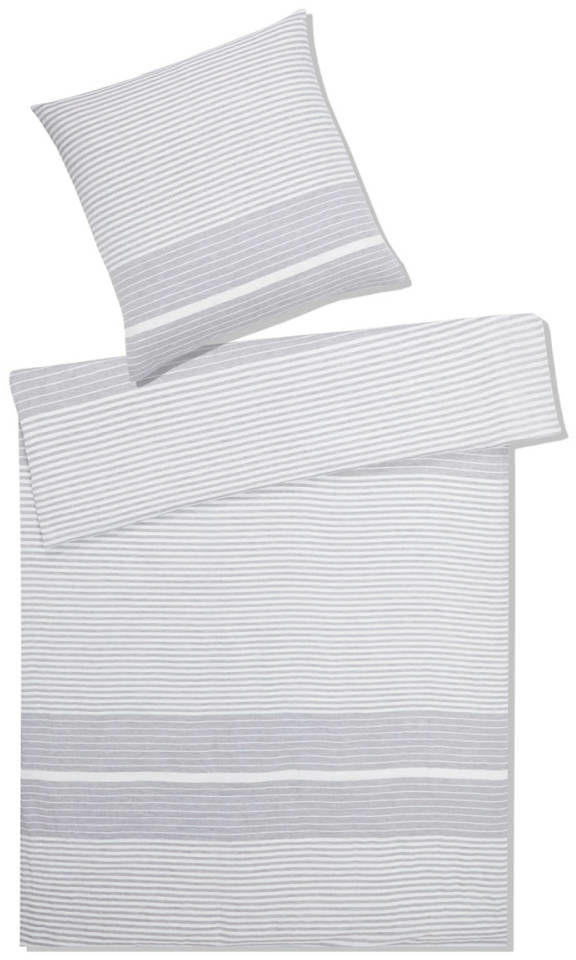 Elegante Poszewka lniana Summer Light Grey