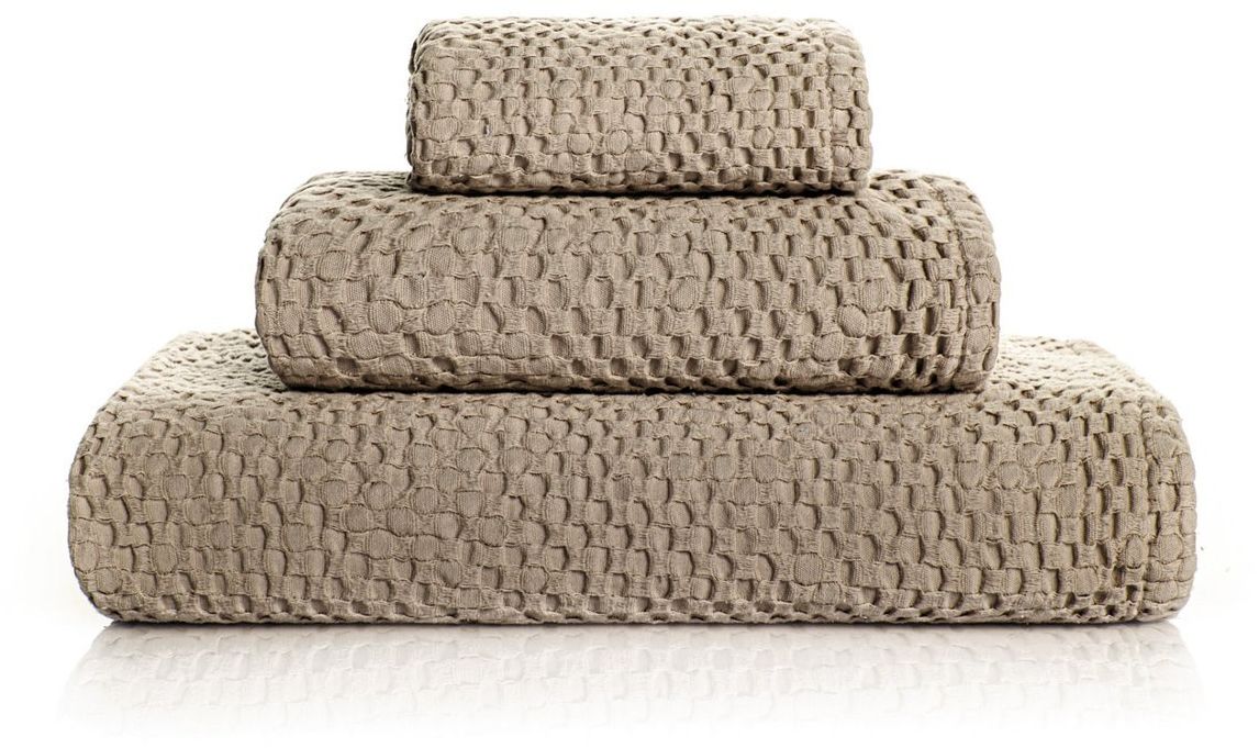 Bricini Ręcznik bawełniany Be Vegan Stone