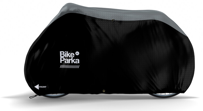 BikeParka BikeParka XL Bike Cover, czarny  2021 Kufry rowerowe i pokrowce FA003845006