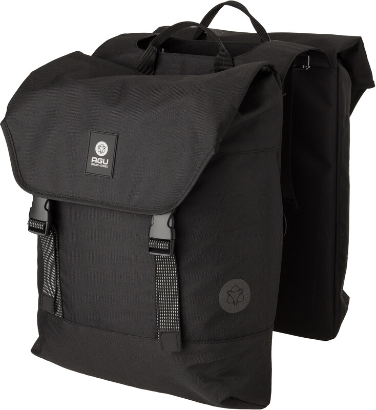 AGU AGU Urban DWR Double Pannier Bag MIK, czarny  2021 Sakwy 41497300-000