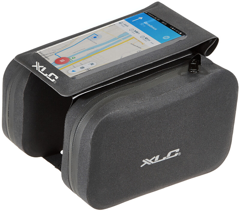 XLC XLC Torba na ramę z pokrowcem na telefon, czarny  2021 Torebki na ramę 2501770400