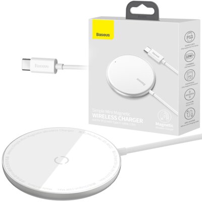 Baseus Ładowarka Indukcyjna Qi do iPhone 12 15W Wh