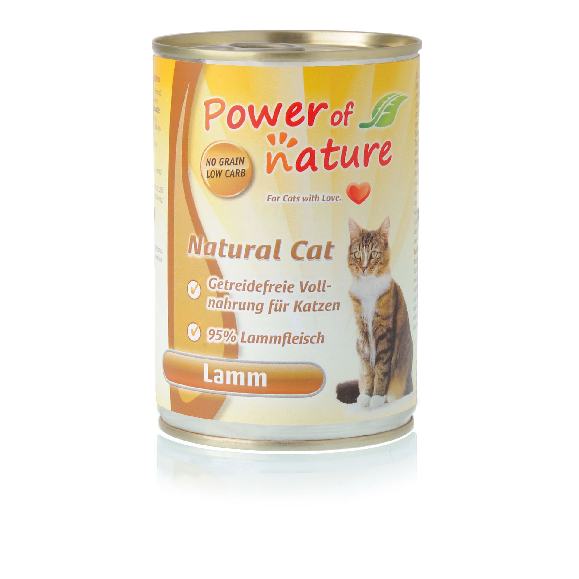 Power of nature Natural Cat jagnięcina 400g