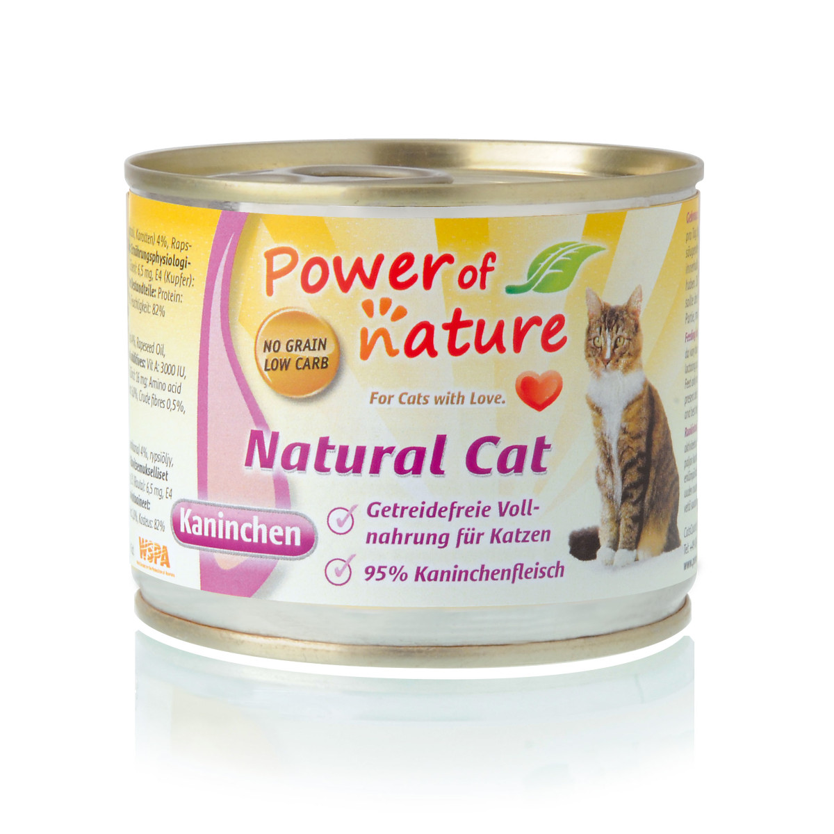 Power of nature Natural Cat królik 200g