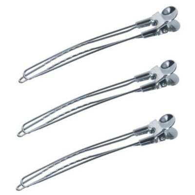 Kiepe Klipsy do włosów 12 sztuk, stalowe, model - 13004 Profesjonalny sprzęt fryzjerski - rozmiar 120mm 150 ml