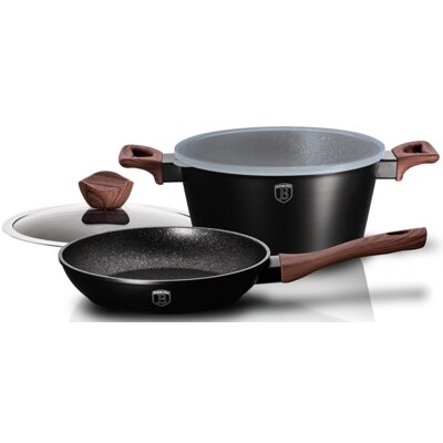 Berlinger Haus Zestaw garnków Ebony Rosewood Collection BH/6782 4 elementy)