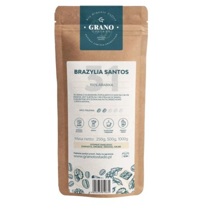 Santos GRANO GRANO Kawa mielona BRAZYLIA 500g