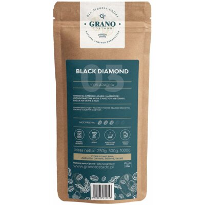 GRANO GRANO Kawa mielona BLACK DIAMOND 250g