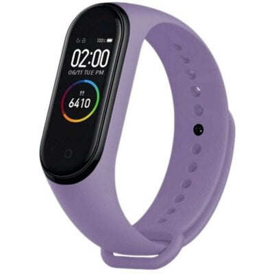 DEVIA Pasek DEVIA Deluxe Sport do Xiaomi Mi Band 3/4 Fioletowy