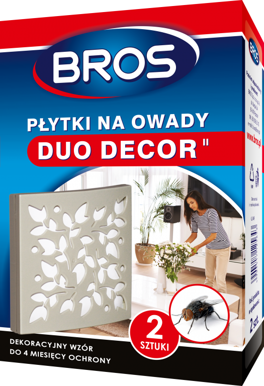 Bros Sp z o.o płytki na owady DUO-DECOR 2szt 1358