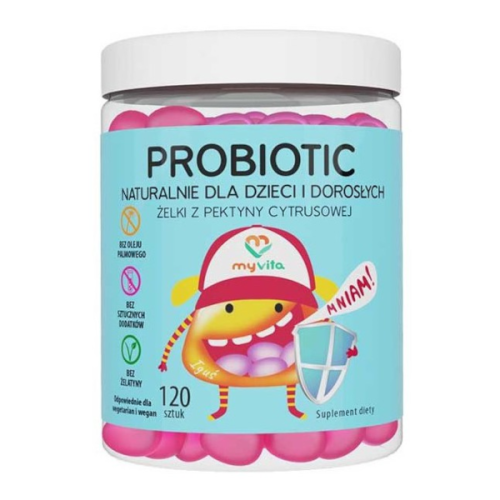 MyVita Żelki Probiotic z Pektyny Cytrusowej 120 sztuk -