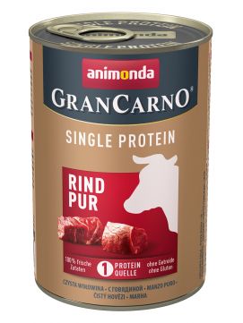 Animonda dla psów GranCarno single protein rind pur 400g