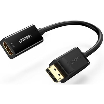 UGREEN Ugreen przejściówka kabel przewód HDMI - DisplayPort 4K 30Hz 12bit czarny (40363)