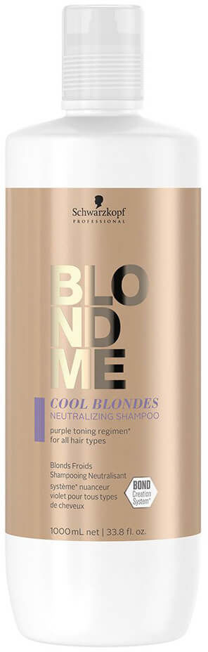 Schwarzkopf BLONDME Cool Blondes Neutralizing Szampon neutralizujący do włosów blond 1000ml 17129