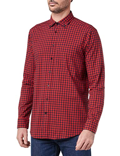 Seidensticker Męska koszula z kołnierzem button-down