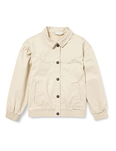 NAME IT Nkfathilses TWI kurtka Dd, owsianka, 134 cm