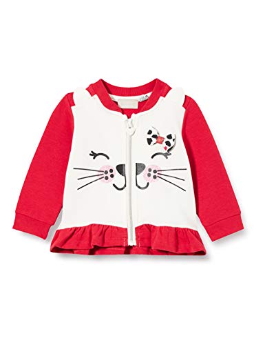 Chicco Dziewczęca kardigan kurtka z dzianiny, Rosso E Bianco, 50 cm
